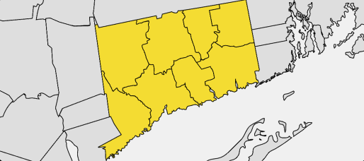map of CT